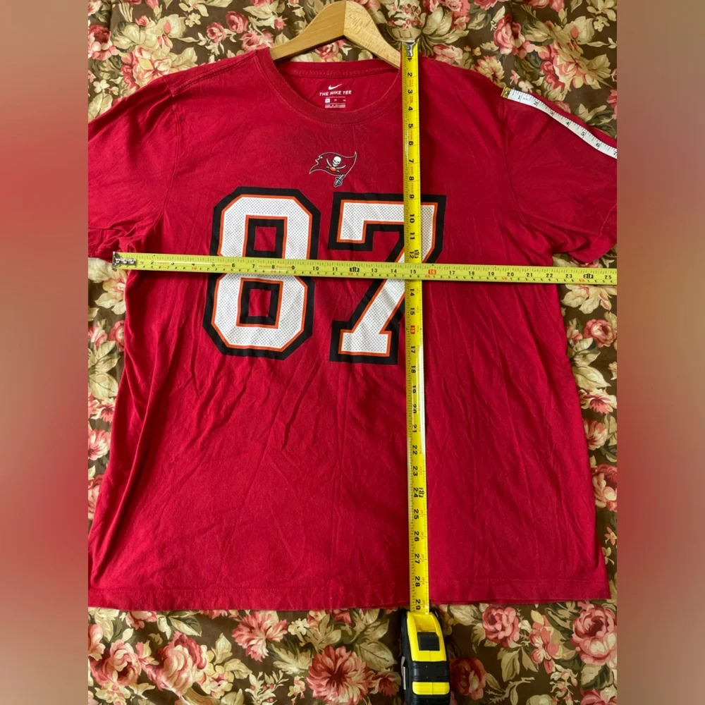 Tampa Bay Buccaneers Rob‎ Gronkowski Mens Red Nike T-Shirt XL